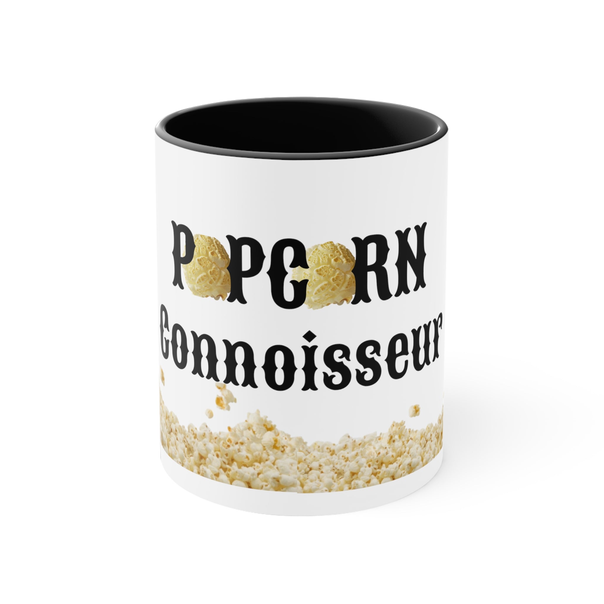 Popcorn Connoisseur Accent Coffee Mug